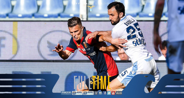 Serie A- Criscito condanna la Lazio all'ultimo respiro, il Genoa trionfa (2-1)