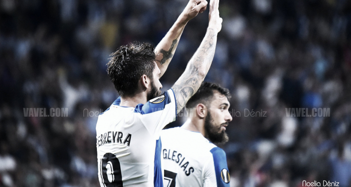 Ferreyra suma cuatro dianas en las previas de la UEL. Foto: Noelia Déniz (VAVEL)