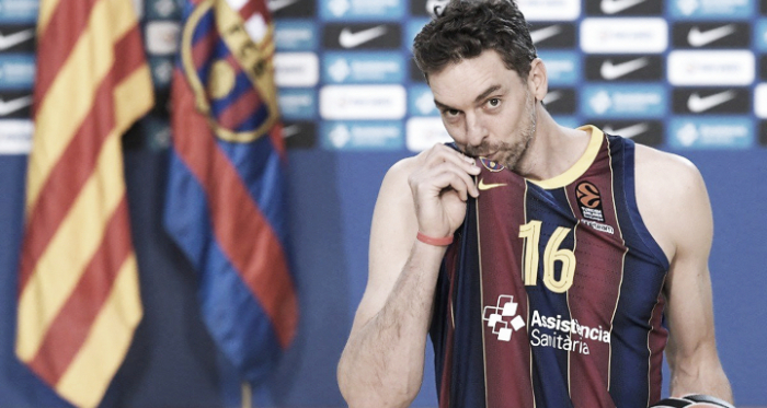 Pau Gasol, presentado en el Palau