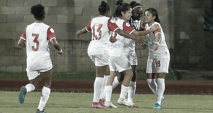 Santa Fe se impuso ante Medellín en la ida de las semifinales de la Liga Femenina