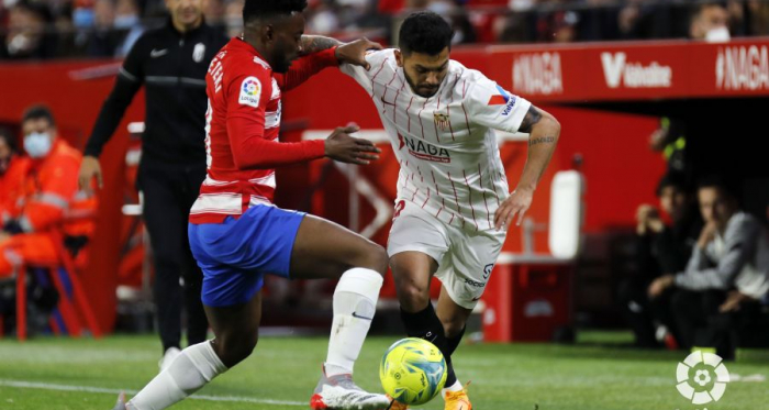 Agónica victoria del Sevilla ante un incombustible Granada CF