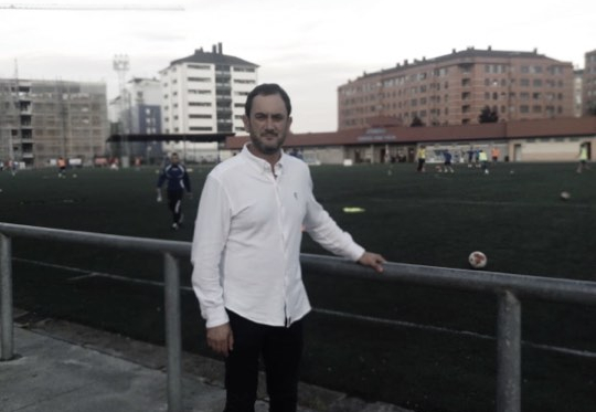 José Moro, en las instalaciones del Díaz Vega. Foto cedida por el protagonista.