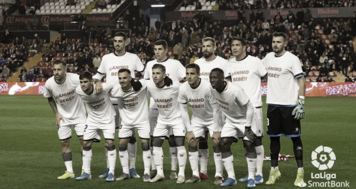Once del Rayo ante el Cádiz | Foto: LaLiga Smartbank