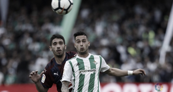 Sergio León en un partido siendo jugador del Betis ! Foto: LaLiga Santander