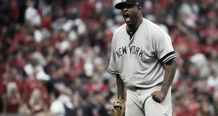 Sabathia durante un partido entre Yankees y Red Sox / Foto: Getty Images