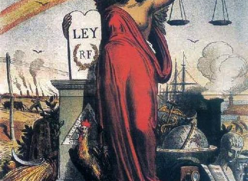 Alegoría de la I República Española, Fuente: Wikicommons