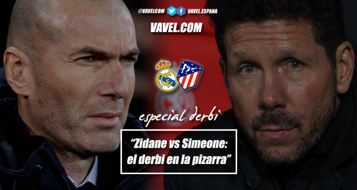 Zidane vs. Simeone: el derbi en la pizarra