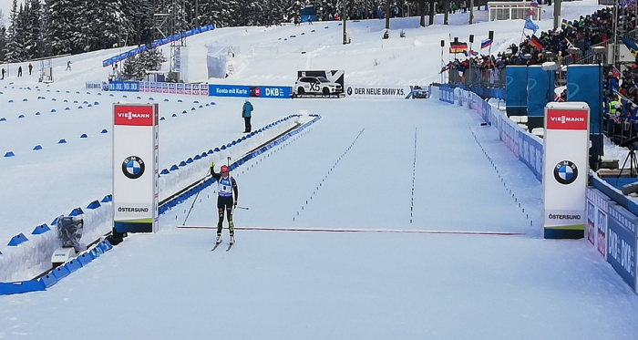 Denise Herrmann, championne du monde de la poursuite. (Twitter: @IBU_WC)