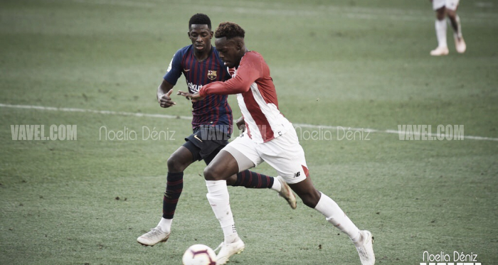Ousmane Dembélé en el partido de la primera vuelta | Foto de Noelia Déniz, VAVEL