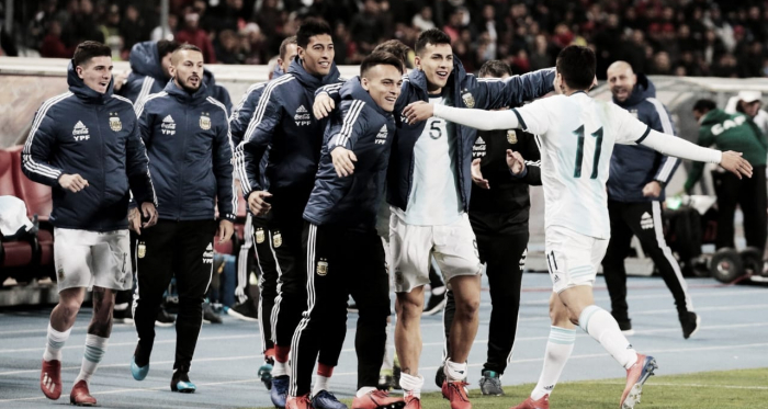 Ángel Correa marcó su segundo gol con la camiseta Argentina, en 11 partidos jugados.