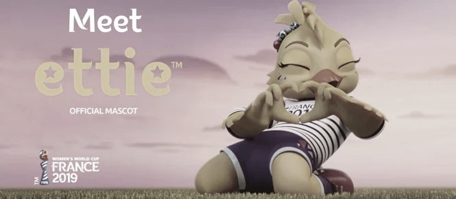 Mascota oficial de la Copa del Mundo de Fútbol Femenino - Francia 2019 | Fuente: FIFA