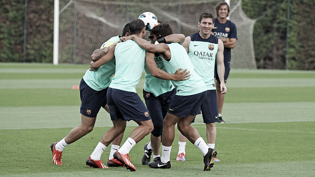 Penúltimo entrenamiento antes del primer partido de pretemporada