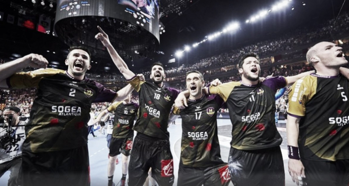 Nantes celebrando su pase a la final | Foto: ehfcl.com