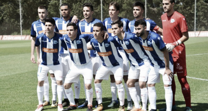 Alineación del Alavés B en Cádiz. / Foto: Cádiz B