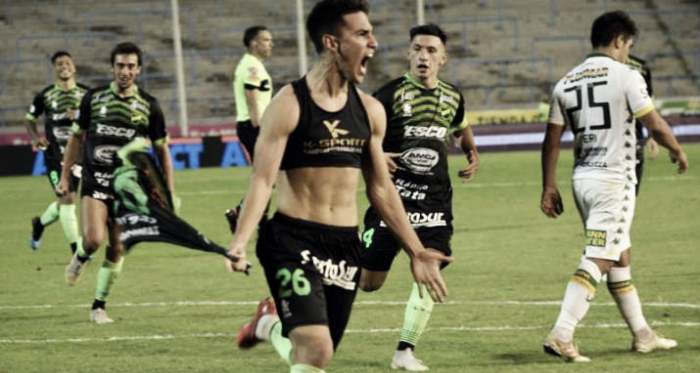 Toda la alegría de Matías Rojas para gritar su gol. Foto: Diario Panorama.