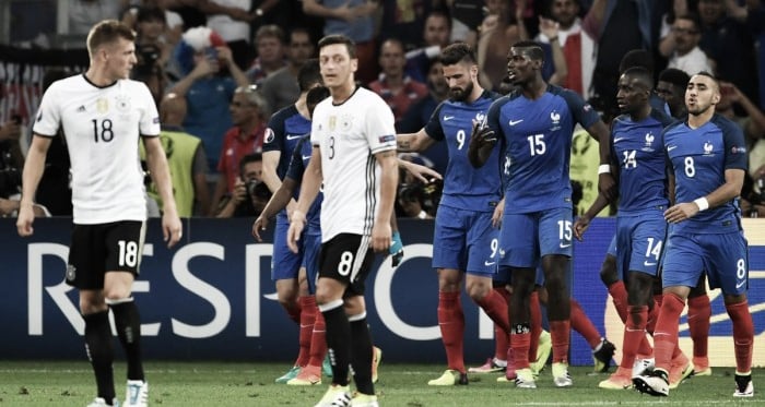 Alemania - Francia: puntuaciones Alemania