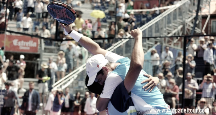 Abrazo final de Ale y Mati I Foto: world padel tour
