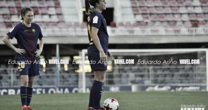 Alexia Putellas con el FC Barcelona en el Miniestadi | Foto: Eduardo Ariño, VAVEL