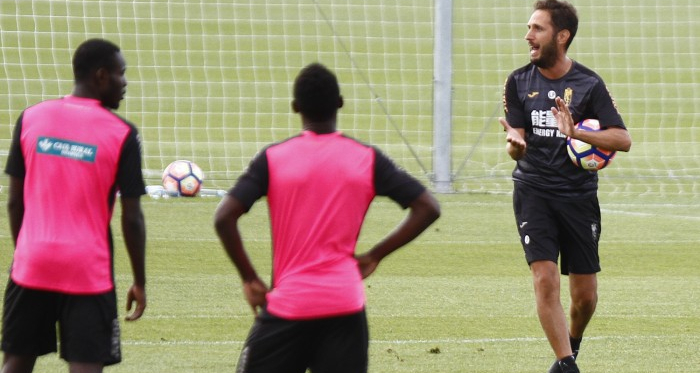 Entrenamientos con Planagumà en la semana de parón en Liga