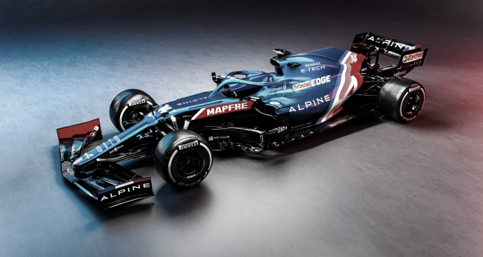 Alpine divulga modelo nas cores da bandeira francesa para 2021