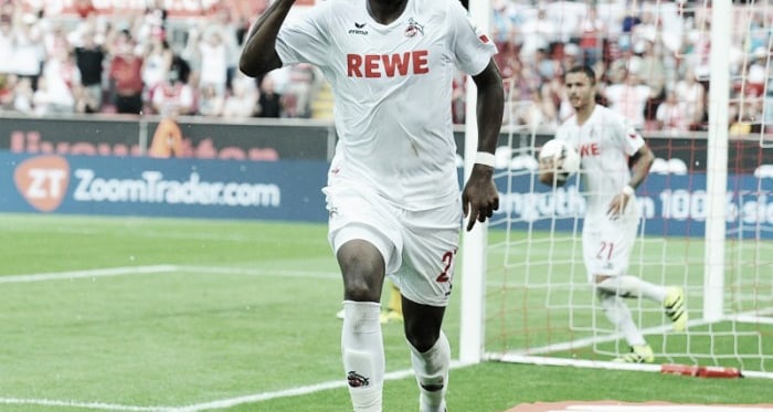 1. FC Köln 2-0 SV Darmstadt 98: Risse and Modeste ensure Billy Goats open with a win