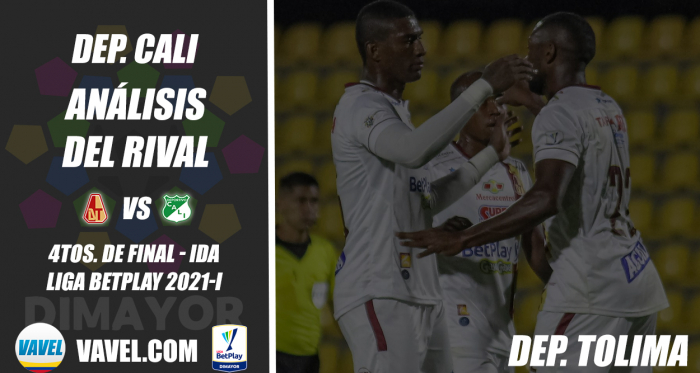 Deportivo Cali, análisis del rival: Deportes Tolima (4tos. de final - ida, Liga 2021-I)