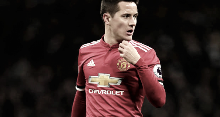 Ander Herrera niega escupir intencionadamente en el escudo del Manchester City