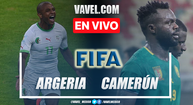 Goles y Resumen del Argelia 1-2 Camerún en Eliminatoria Qatar 2022.