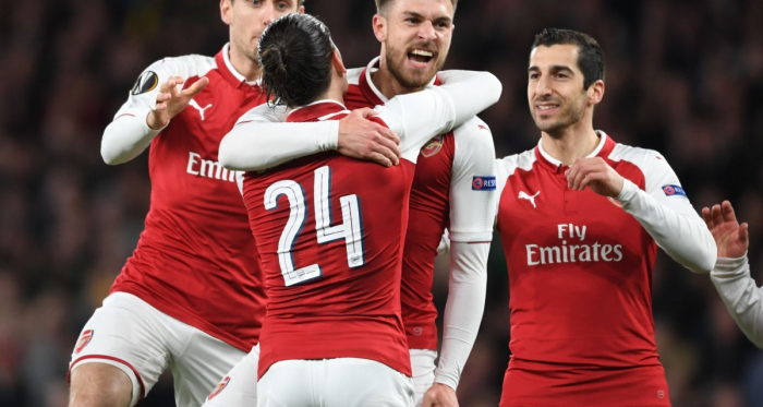 Europa League, all'Arsenal basta un tempo | www.twitter.com (@Arsenal)