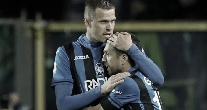 Ilicic e Gómez garantiram os bergamascos na decisão (Foto: Divulgação/Atalanta BC)