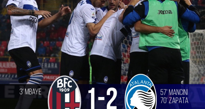Serie A- Il Sassuolo spinge il Chievo nel buio, l'Atalanta rimonta il Bologna