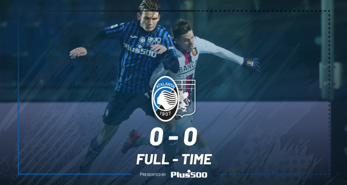 Serie A- L'Atalanta sbatte sul Genoa, pareggio a reti bianche a Bergamo (0-0)