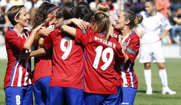 Una goleada histórica impulsa al Atleti Féminas a la segunda plaza