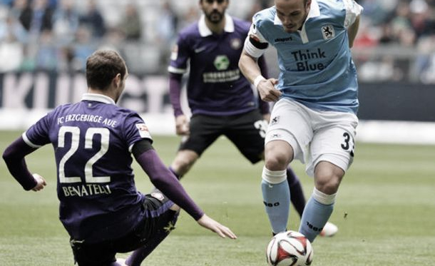 1860 München 0-1 Erzgebirge Aue: Kortzorg gives Violets hope of beating the drop