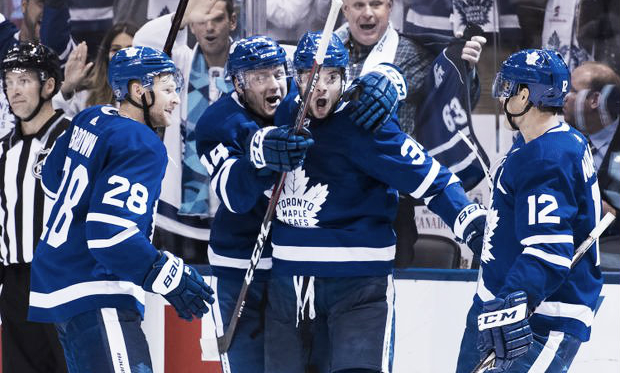 Auston Matthews Maple Leafs (Photo courtesy of Globe and Mail)