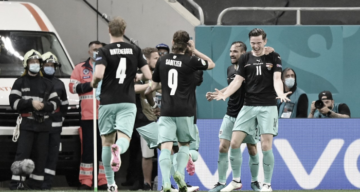 Áustria bate estreante Macedônia do Norte e vence primeira na história da Eurocopa