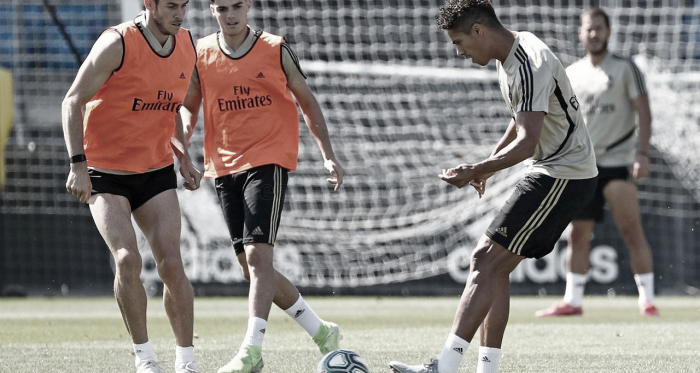 Último entrenamiento antes de medirse al Espanyol