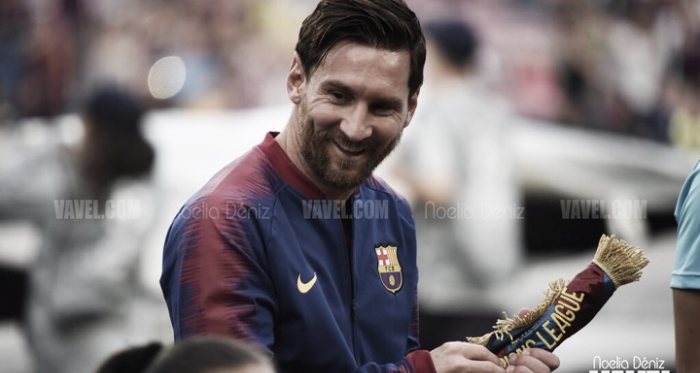 Leo Messi en un partido de la UEFA Champions League | Foto de Noelia Déniz, VAVEL