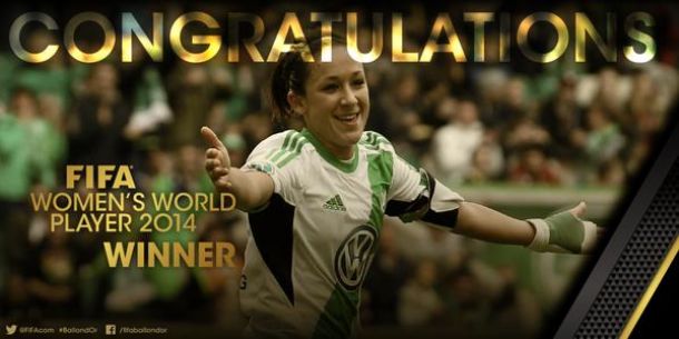 Nadine Kessler, ganadora del Ballon D'Or