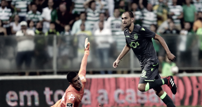 Bas Dost se puso el traje de héroe en la victoria del Sporting
