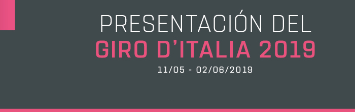 Presentación del Giro de Italia 2019. Foto: giroditalia.it