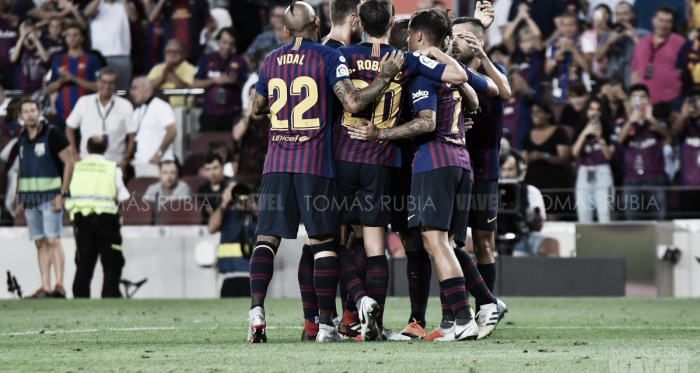 El Barça superó el trámite