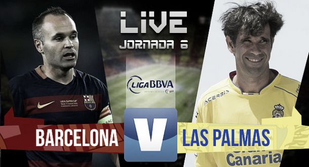 Resultado Barcelona - Las Palmas en la Liga BBVA 2015 (2-1)