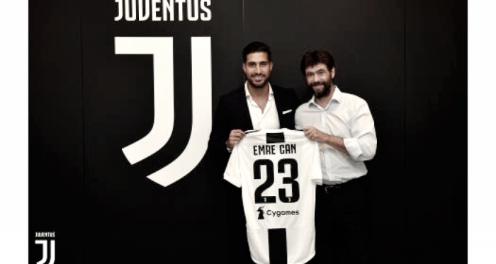Emre Can posa con la camiseta de la Juventus | Imagen: www.juventus.com
