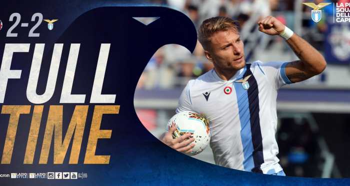 Serie A- Il Bologna va due volte in vantaggio, ma Immobile salva una Lazio opaca e sprecona (2-2)