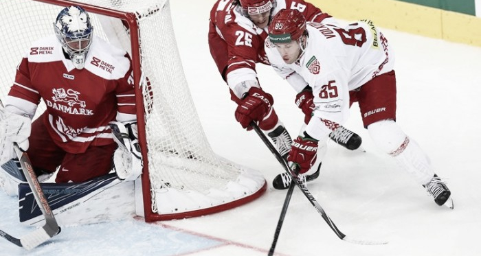 Denmark loses in an upset to Belarus in 2018 Winter Olympics qualifier