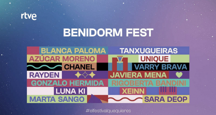 Conocemos el cartel del Benidorm Fest