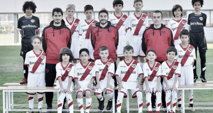 Plantilla del Benjamín B temporada 2017-2018. Fotografía: Rayo Vallecano S.A.D