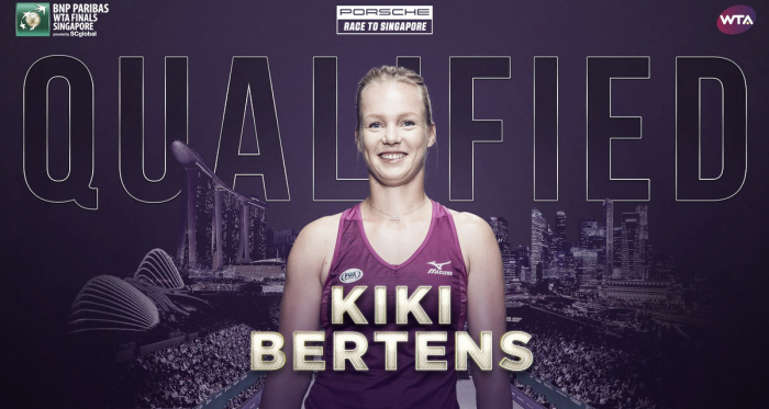Kiki Bertens has successfully qualified for the WTA Finals and will compete with the world's best | Photo: WTA