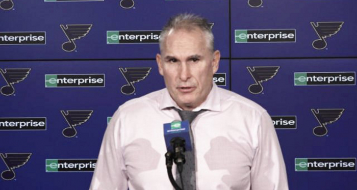 St. Louis Blues Craig Berube had no explanation why his team hasn't played better. | Photo: nhl.com